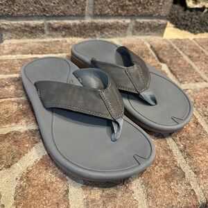 Cobian Mens Flip Flop Sandals Sumo Terra Size 8 Gray #281